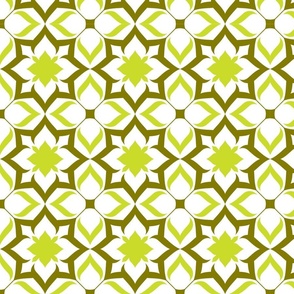 modern mossy geometric stars