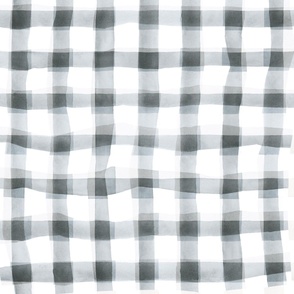 Jumbo / Checkered Windowpane in Smokey Gray