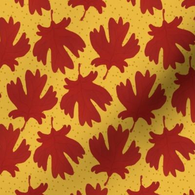 Maple Leaf Stripe - Gold BG