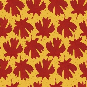 Maple Leaf Stripe - Gold BG