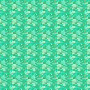 Small Sea Mint Camo Camouflage Pattern