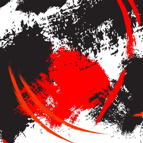 Chaos in Japan red pattern