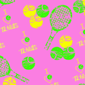 I Love Tennis! Pink