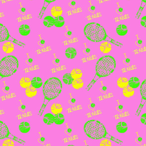 I Love Tennis! Pink