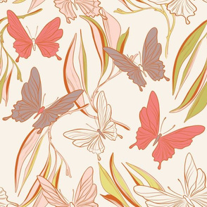 Butterfly soft beige