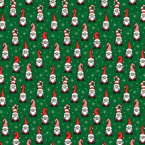 (small scale) Christmas Gnomes - green - LAD20BS