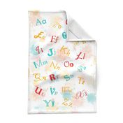  ABCs of Typography Tea Towel 