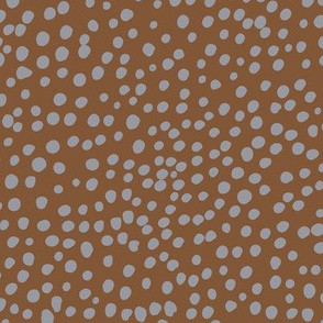 Cheetah wild cat spots boho animal print abstract spots and dots in raw ink cheetah dalmatian neutral nursery hazel brown gray LARGE