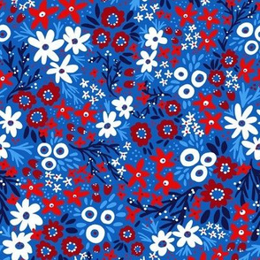 Rustic Floral (Blue)