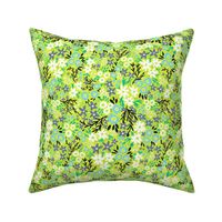 Rustic Floral (Lime Green)