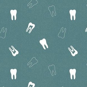 Denim Dental - unisex TEAL teeth