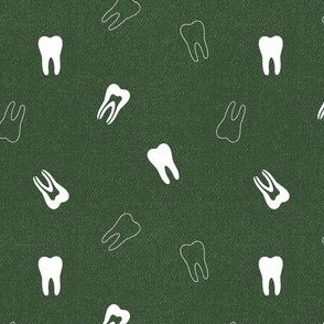 Denim teeth -  unisex GREEN dental