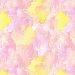 Pink And Yellow Fabric, Wallpaper and Home Decor