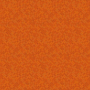 Autumn Polka dots - Orange