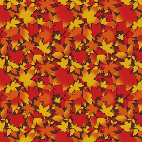 Maple Leaves - Dark Brown
