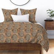 Leopard Pumpkins on Burlap rotated - large scale