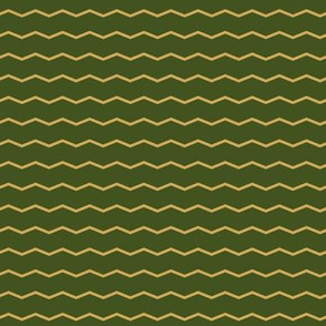 Green Zigzag Lines