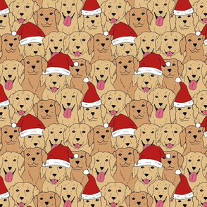 Christmas Dog Pattern - Large Scale