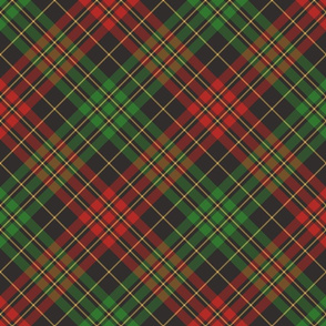 Large Christmas Plaid in Red, Green, and Black