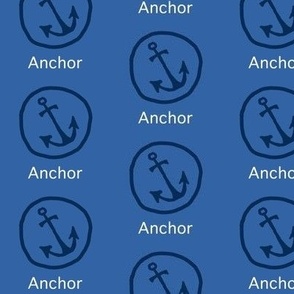 Nautical  Letter A - Anchor