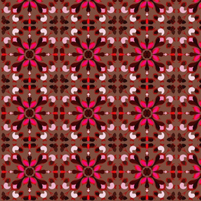 Abstract Flower Pattern 1b