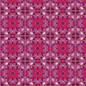 Abstract Flower Pattern 1a