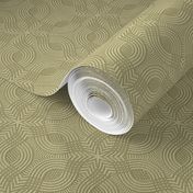 Five Lane Flower Cloverleaf in Gold Mustard