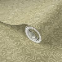 Five Lane Flower Cloverleaf in Gold Mustard