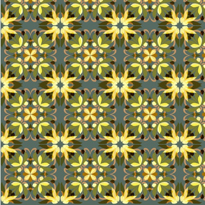 Abstract Flower Pattern 3c