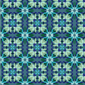 Abstract Flower Pattern 3a