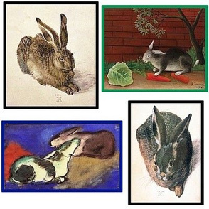 Rabbits in Fine Art