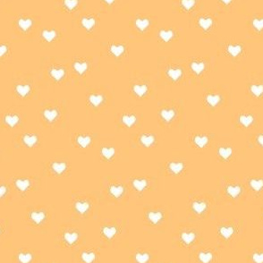 preemie love - coordinate hearts on orange
