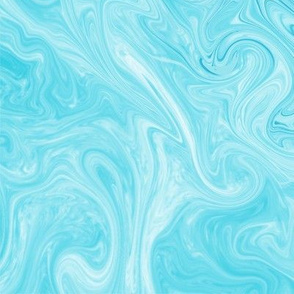 Marbled on pastel blue