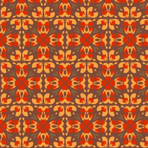Abstract Flower Pattern 6e