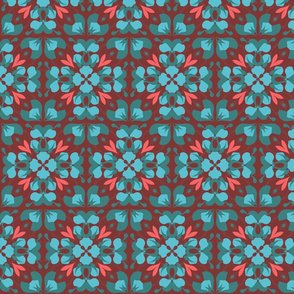 Abstract Flower Pattern 6b