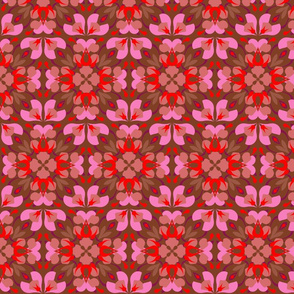 Abstract Flower Pattern 6a