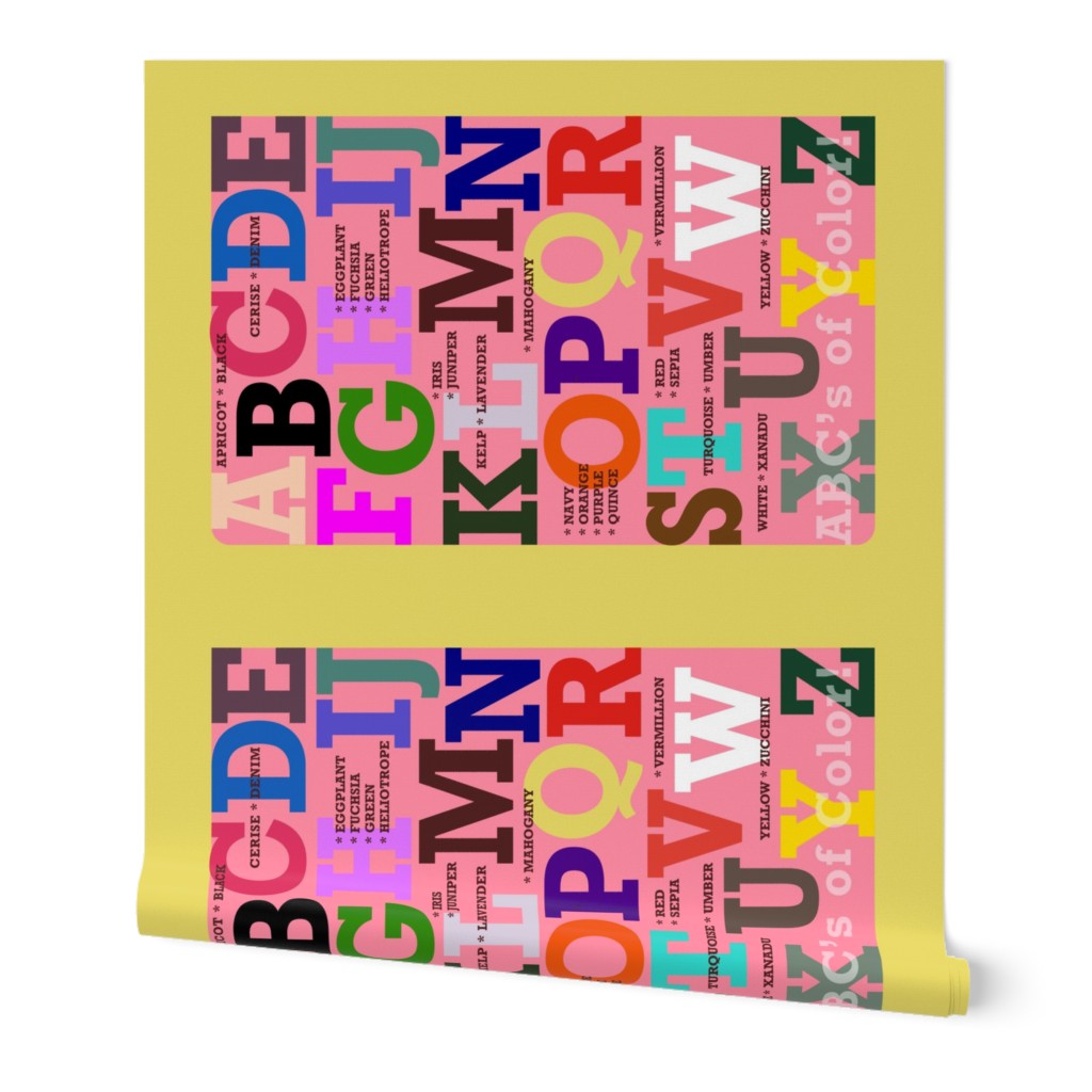 ABC’s of Color Tea Towel
