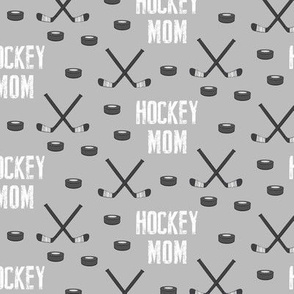 hockey mom - grey - LAD20