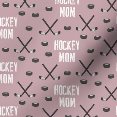 hockey mom - mauve - LAD20