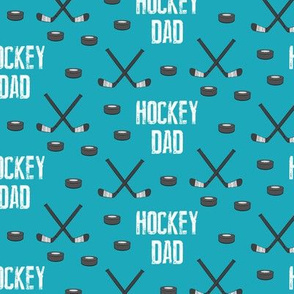 hockey dad - teal - LAD20