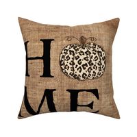 Home With Pumpkin Fall Pillow Sham - 18 inch square
