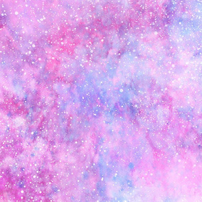 pastel colored galaxy watercolor