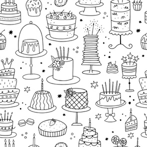  doodle cakes
