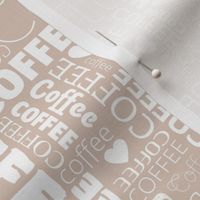 Coffee lovers barista hipster espresso typography text designs beige