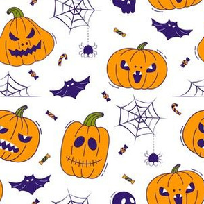 Halloween seamless pattern 