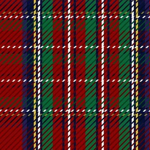  Cute punk red plaid vector seamless pattern. 