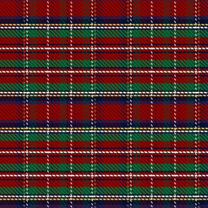  Cute punk red plaid vector seamless pattern. 