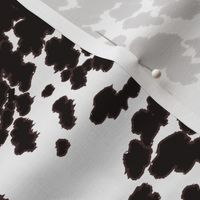 Cow Spots Pony Hide Black & White