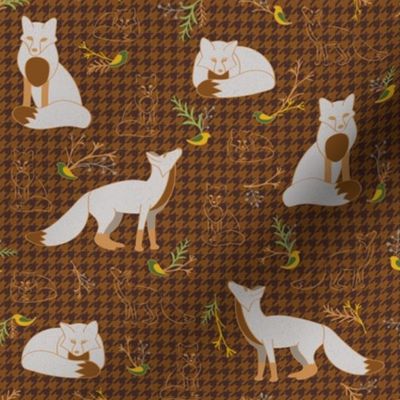 Fox and the Houndstooth - Brown