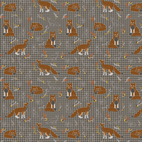 Fox and the Houndstooth - Grey